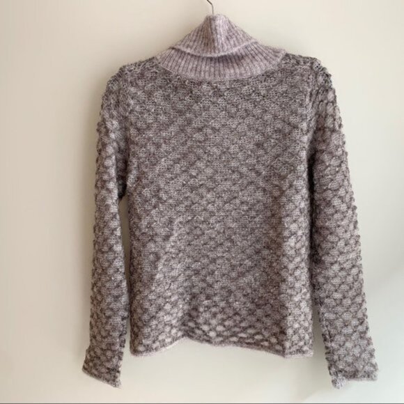 REVOLVE One Grey Day Women’s Sweater Lita Mohair Wool Turtleneck Size Small - Picture 15 of 16
